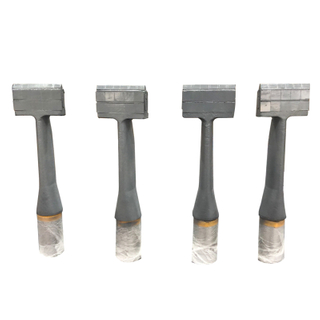 Outils de tamponnage en carbure de tungstène personnalisés pour Plasser Harsco Tamping Machine Railwork Track Maintenance avec revêtement