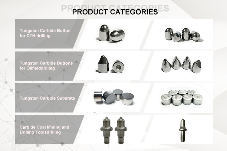 Classification des boutons en carbure